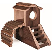 TRIXIE Casita Mats Natural Living- 17 × 17 × 10 cm- Pequeños Mamíferos